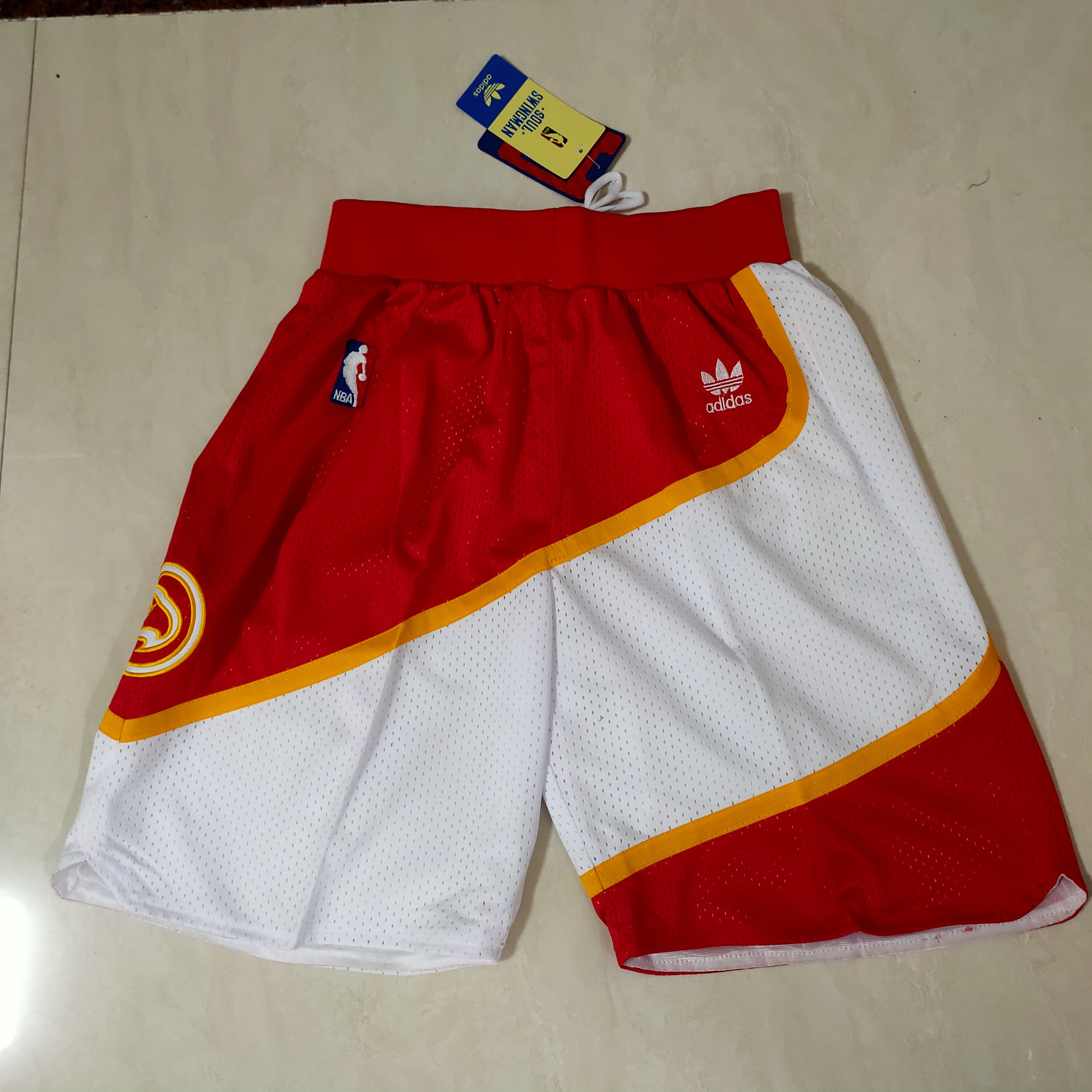 Men NBA Atlanta Hawks Red Shorts 0416->dallas mavericks->NBA Jersey